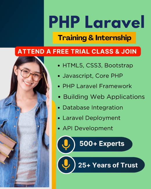Php Laravel Training in Ras Al Khaimah