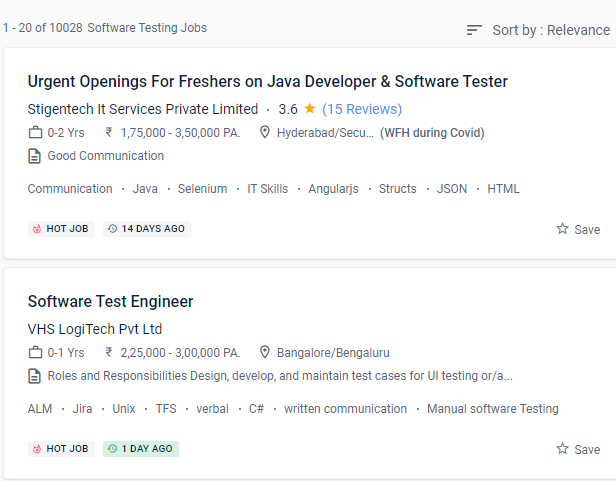 Software Testing internship jobs in Ajman